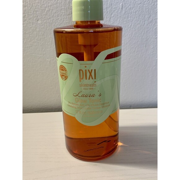 PIXI Skintreats Glow Tonic Pump Exfoliating Toner 5% Glycolic Acid 17oz NWOB - Picture 3 of 6